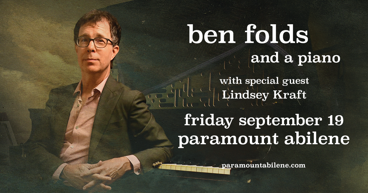 BEN FOLDS & A PIANO TOUR — The Historic Paramount Theatre